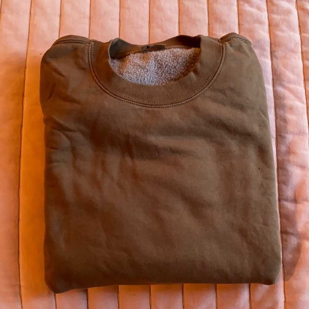 John Galt brown oversized sweater